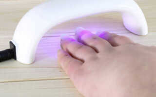 LED УФ лампа для сушки ногтей в домашних условиях