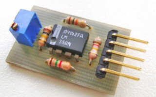LM358 и LM358N datasheet, описание, схема включения
