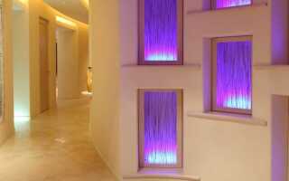 Фальшокно: имитация с подсветкой