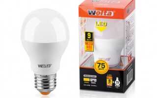 Светодиодные лампы Е27 Wolta 25S55BL9E27