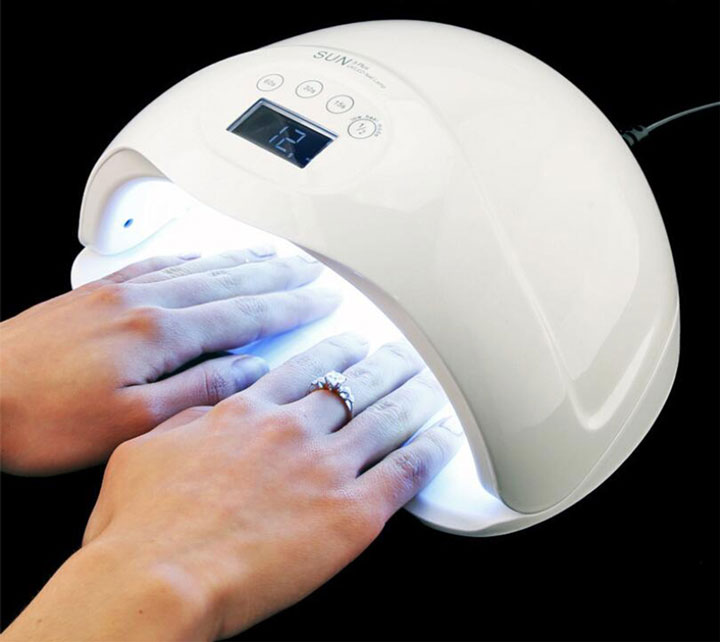 гибридная UV Led лампа для сушки ногтей