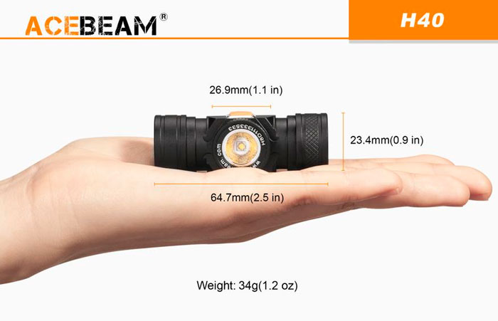 миниатюрны фонарь Acebeam h40