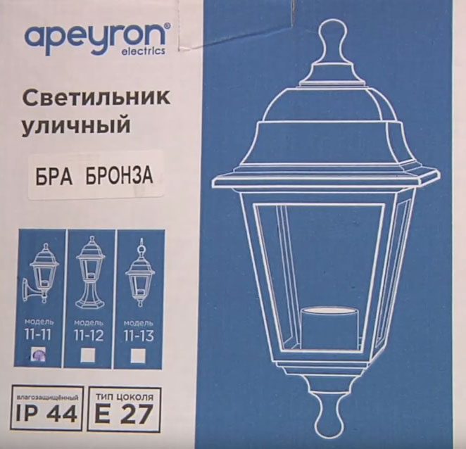уровень влагозащиты для уличных светильников