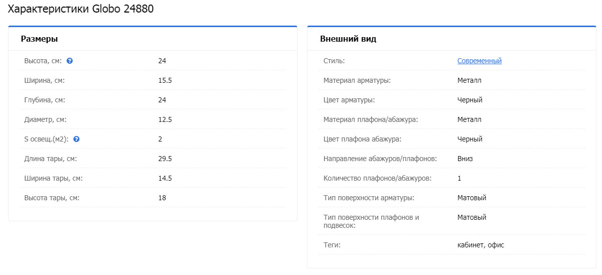 характеристики хорошей настольной лампы для школьника