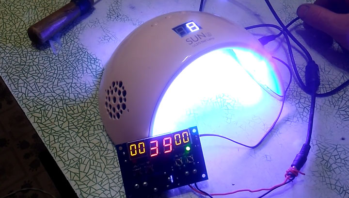 измерение температуры нагрева светодиодов в UV Led лампе для сушки ногтей гель лаков SUN почему они горят