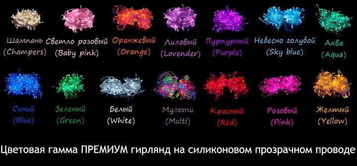 какой провод лучше для гирлянды