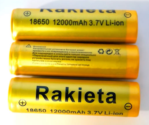 подделка батареек Rakieta и Ultrafire