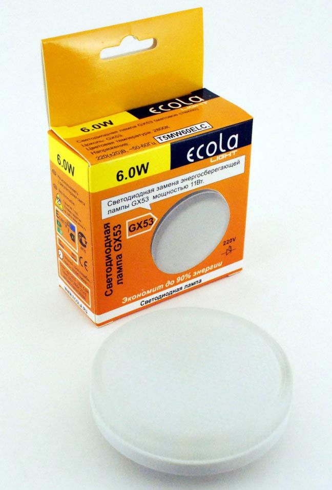 светильник Ecola GX53 6Вт