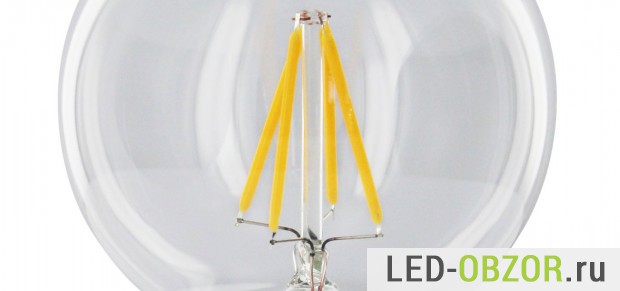 Светодиоды Filament LED в лампе