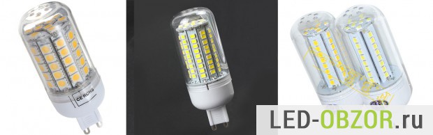 Китайские модели на светодиодах в корпусах SMD 5050 и 2835, кристалл неизвестен