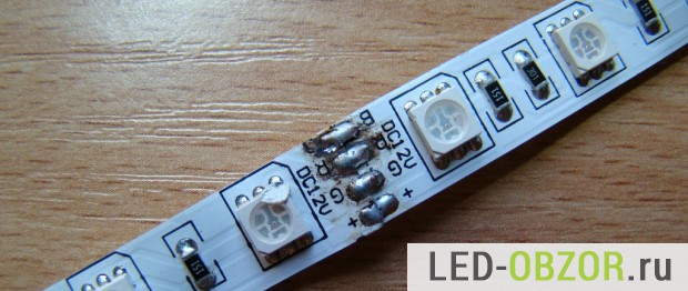 Грязная и неаккуратная пайка